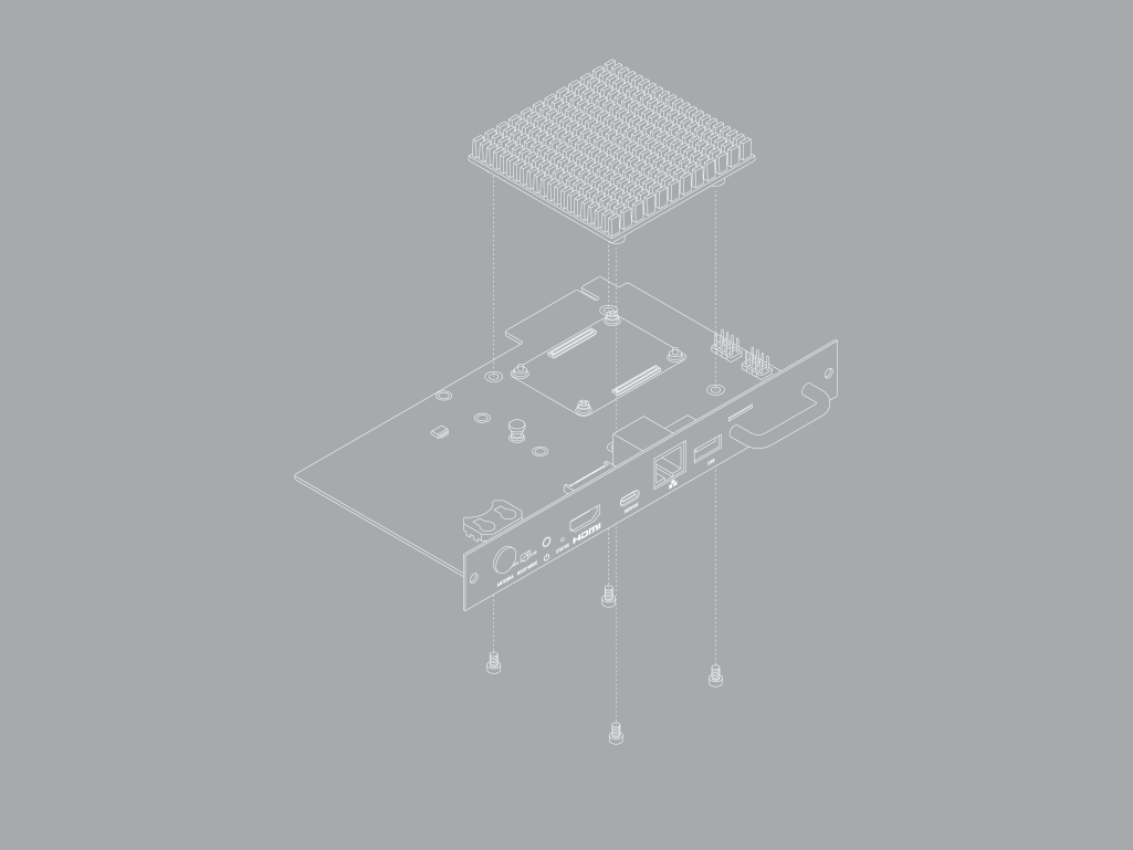 标出散热片位置的 SDM