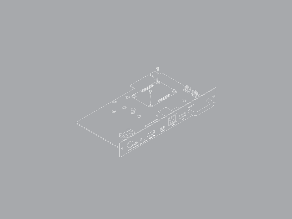 已拆下 CM5 插槽固定螺丝的 SDM