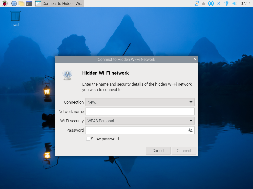 隐藏 wi-fi 网络验证