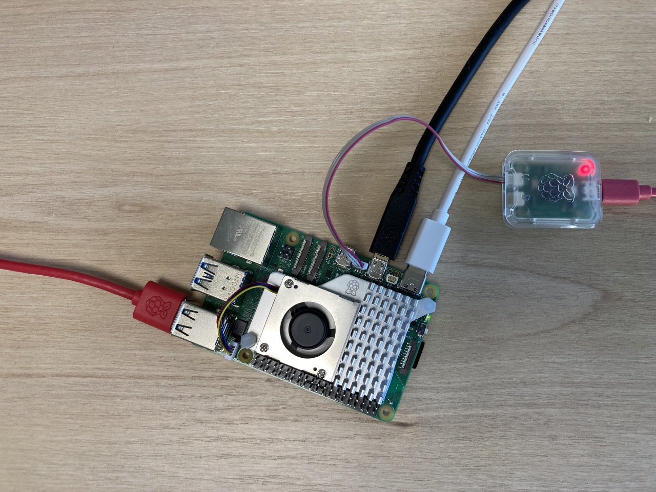 连��接到树莓派5的Debug Probe